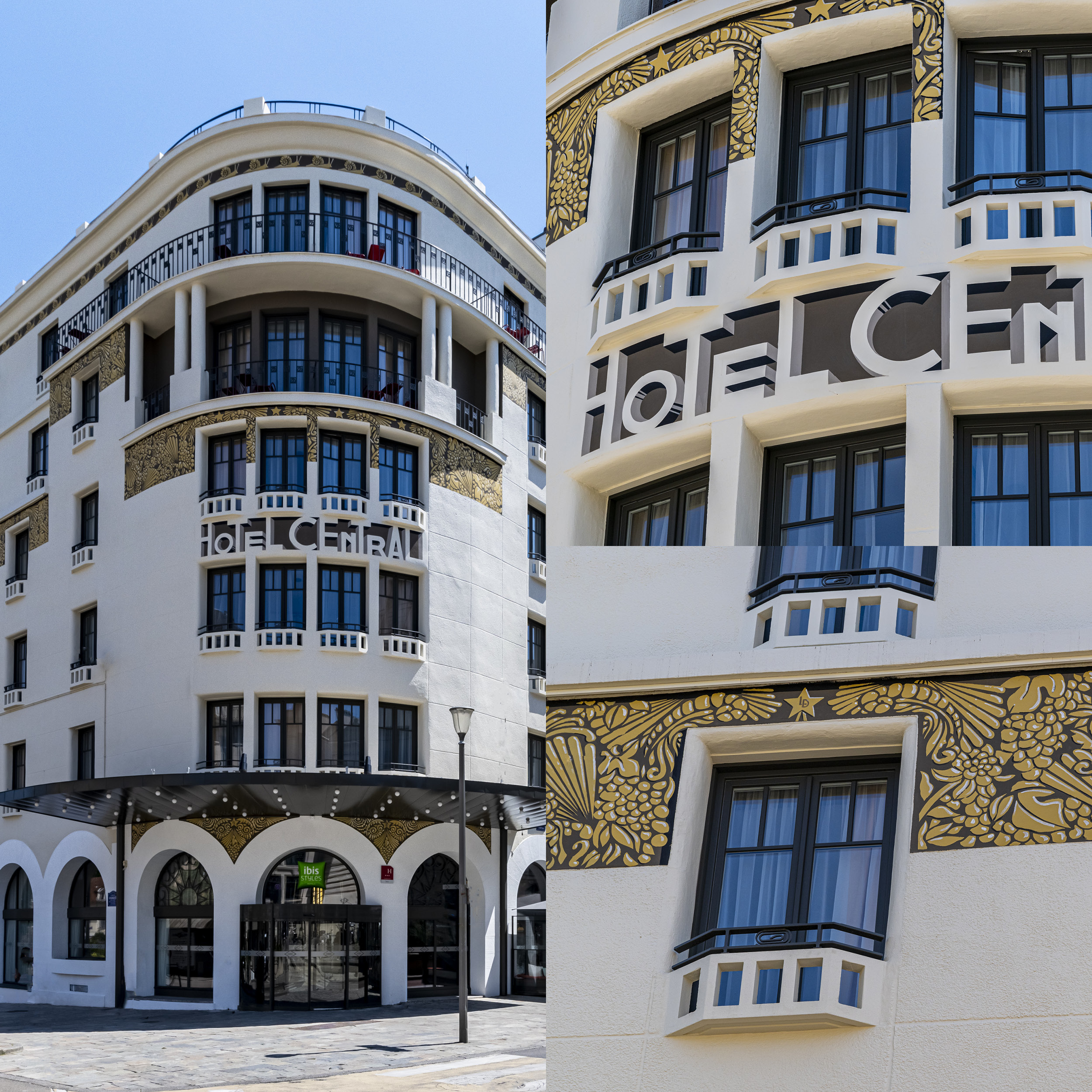 nouvelle façade hôtel restaurant Dijon